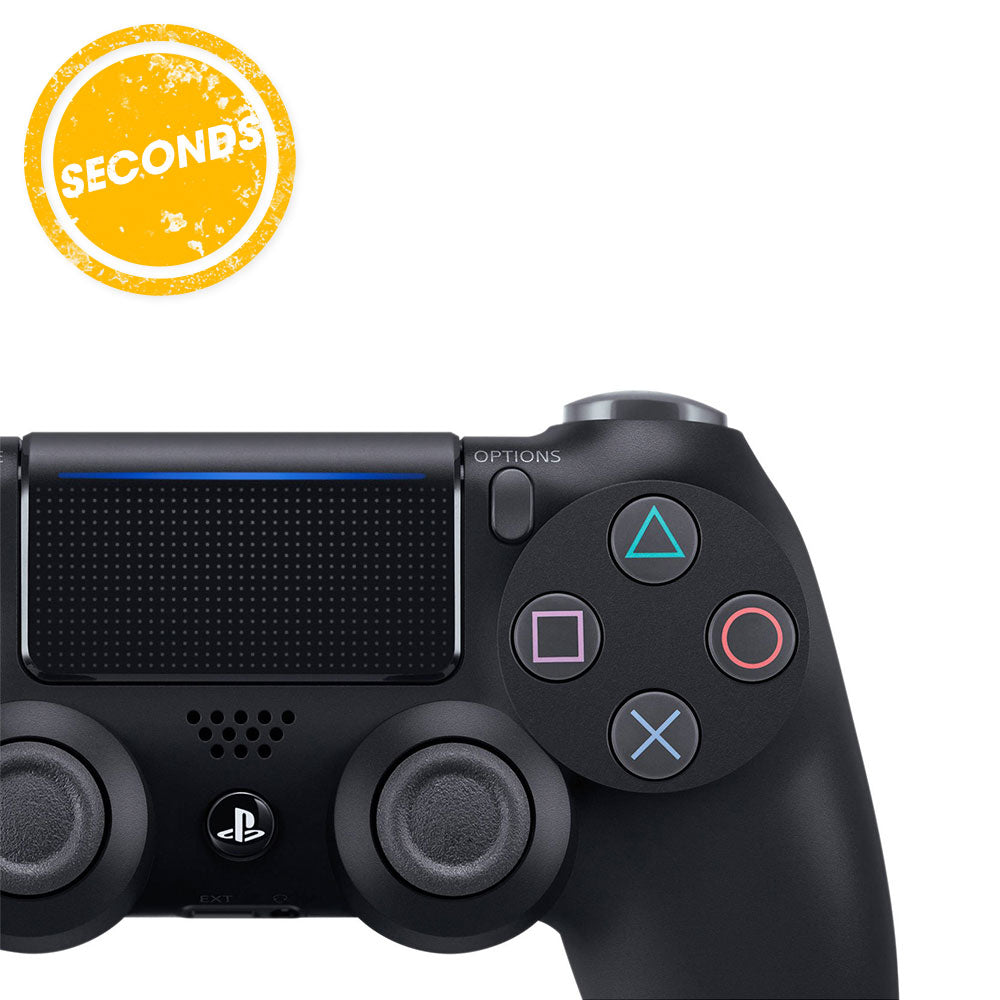 Refurbished Sony PS4 DualShock 4 Wireless Controller V2 - Jet Black | Official PlayStation 4 Gamepad | Perfect for Gaming, Streaming & Multiplayer Sessions
