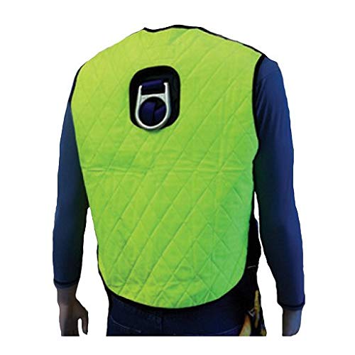 TechNiche Evaporative Cooling HiVis Safety Vest with HyperKewl Technology - High Visibility Fall Protection Workwear for Construction, Roadwork & Outdoor Labor