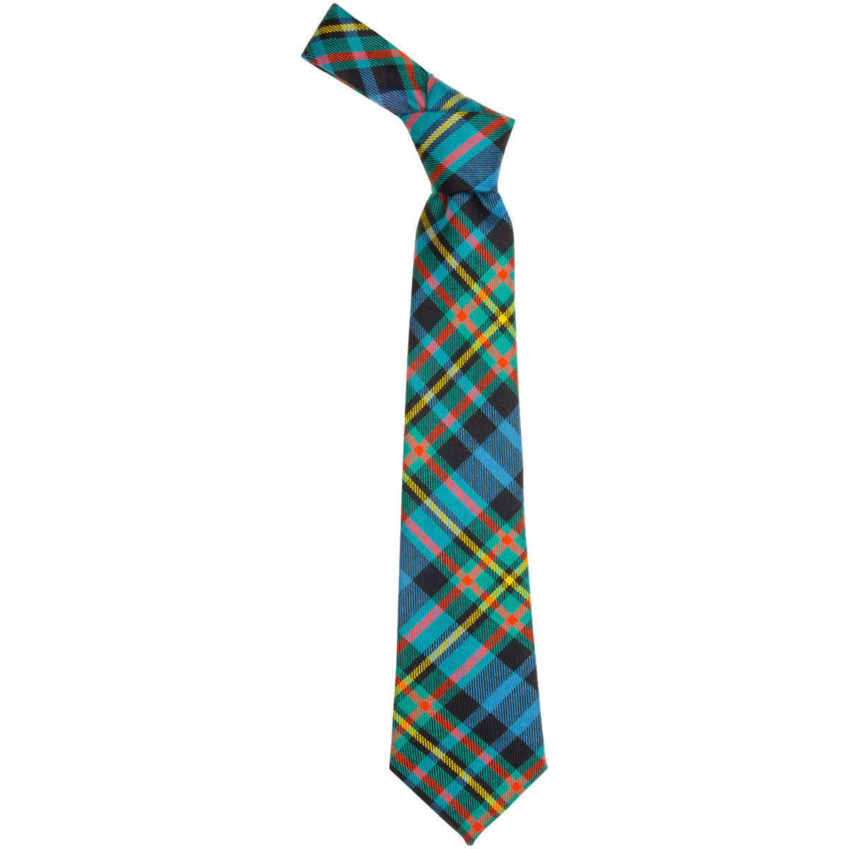 MacLellan Ancient Tartan Tie for Men - Classic Scottish Plaid Necktie for Weddings, Business & Formal Events