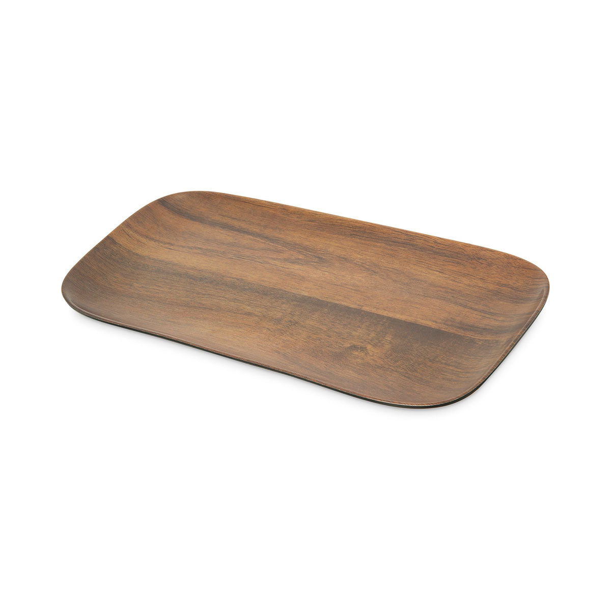 Carlisle EAG0769 Epicure Acacia Wood Rectangle Serving Tray 14.75