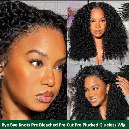 Wear and Go Glueless Wig Kinky Curly Natural Color