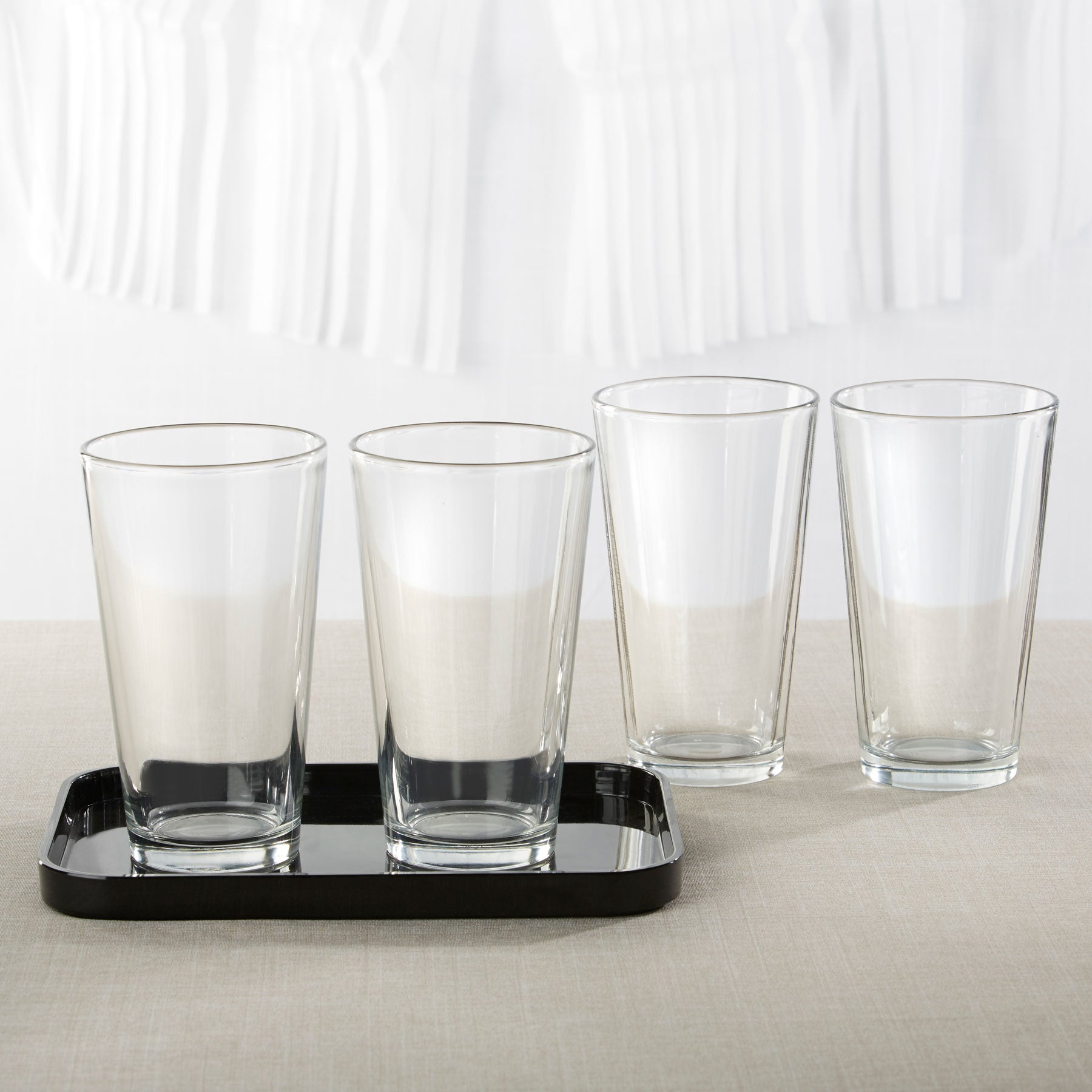 16 oz. Pint Glasses - Set of 24 - Perfect for Homebrewing, Bars, Restaurants & Parties - Durable DIY Beer Glasses for Craft Beer & Cocktails