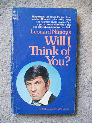 Star Trek Leonard Nimoy Rare Vintage Pocket Book 1970s - Collectible Memorabilia for Sci-Fi Fans & Trekkies
