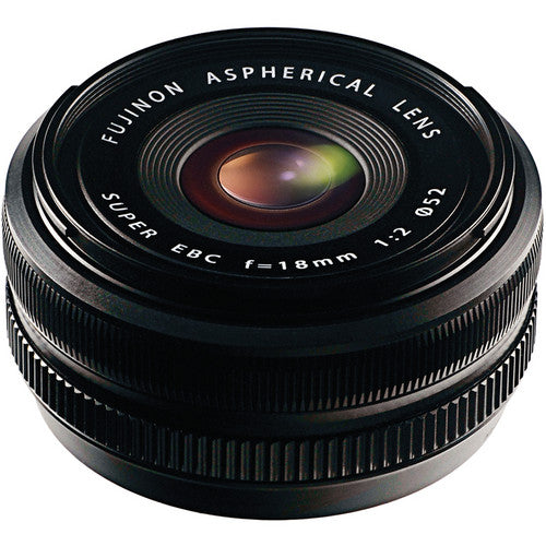Fujifilm XF R 18mm f/2.0 Wide Angle Prime Lens for Fuji X-Mount Cameras - Perfect for Street Photography, Travel & Low Light Shooting