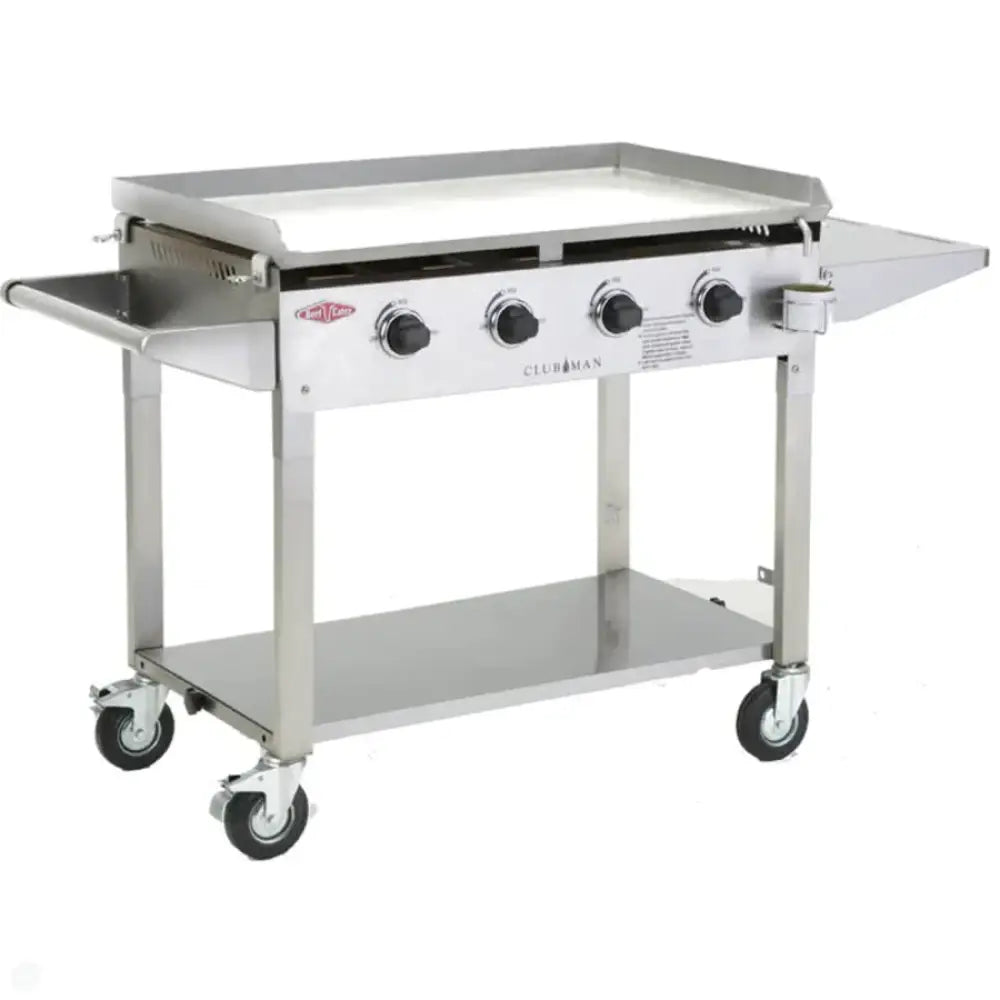 Beef Eater BD16440 Clubman 4-Burner Stainless Steel BBQ Grill - Perfect for Backyard Cookouts, Camping & Outdoor Parties