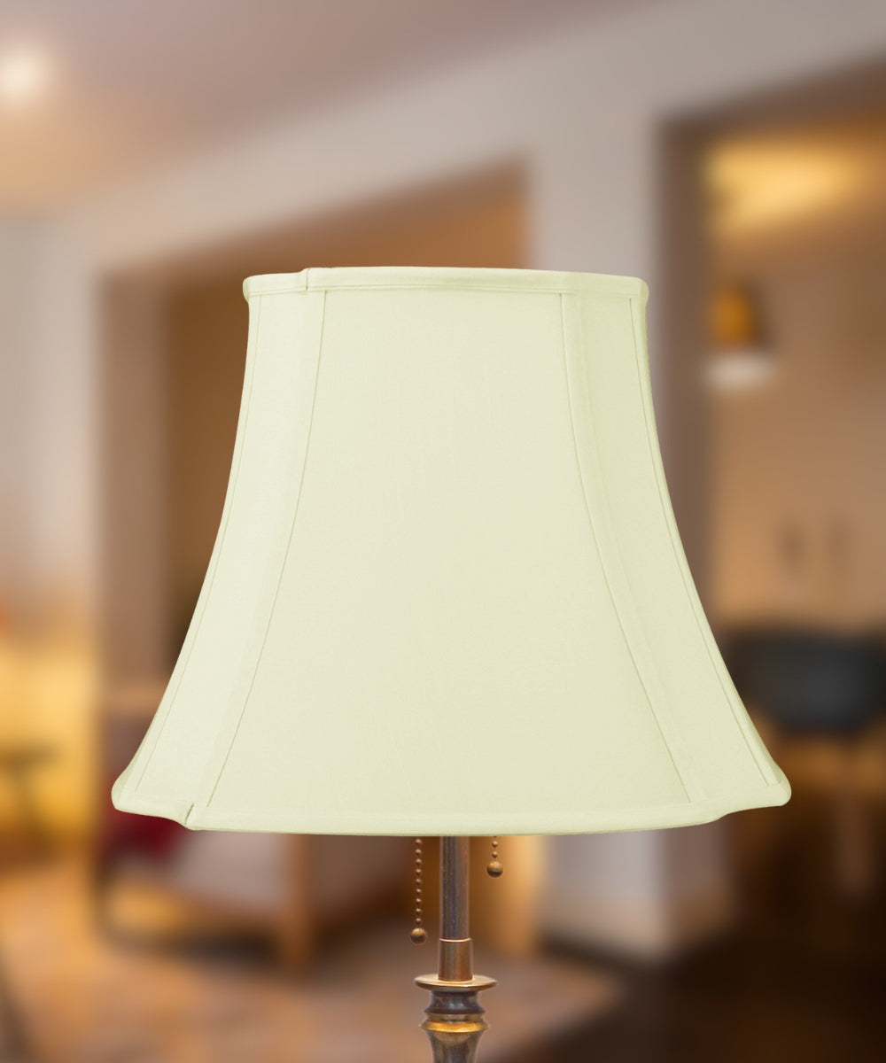12W x 12H French Oval Piped Egg Shell Lamp - Elegant Home Decor for Living Room, Bedroom & Dining Room Lighting
