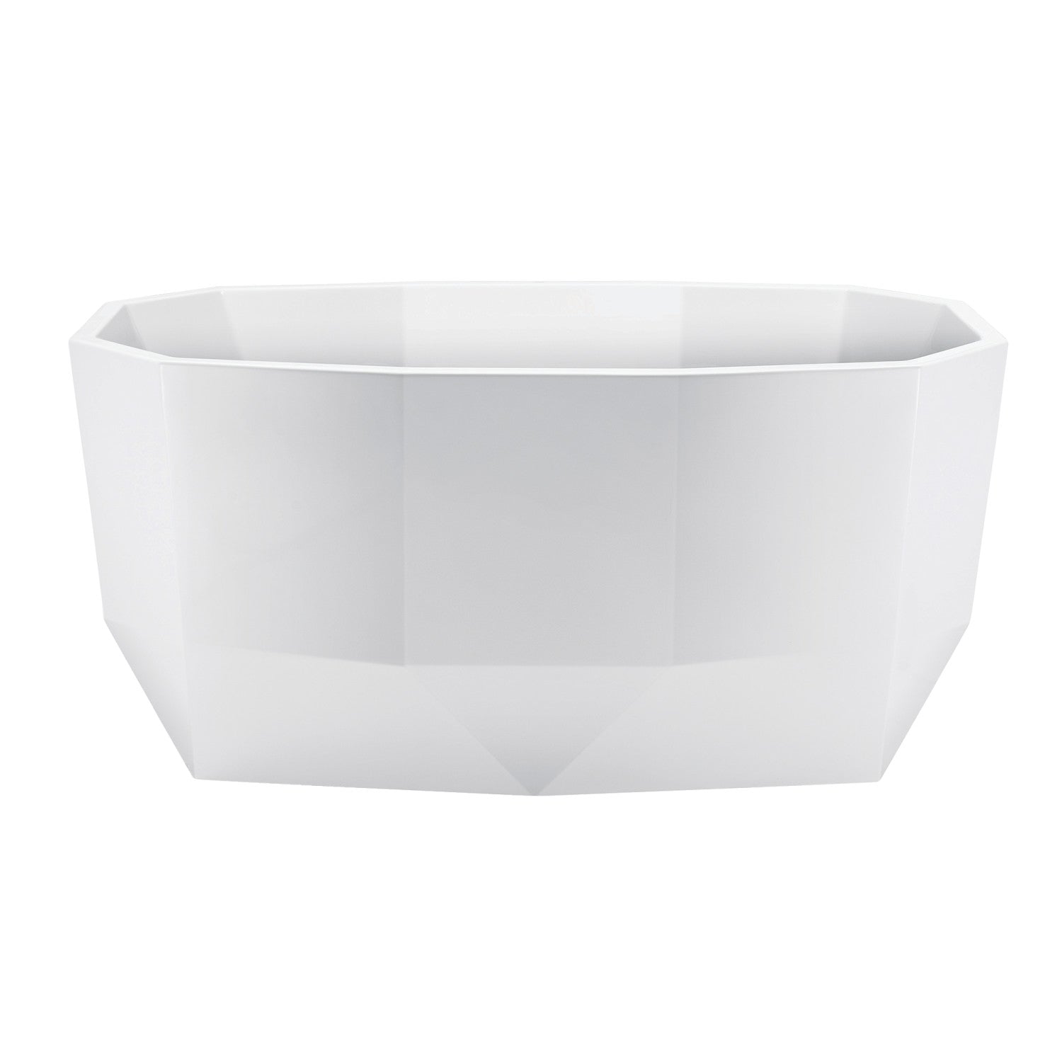 Aqua Eden 51-Inch Acrylic Oval Freestanding Bathtub - Glossy White Double-Ended Soaking Tub with Drain - Perfect for Master Bathrooms & Spa Retreats