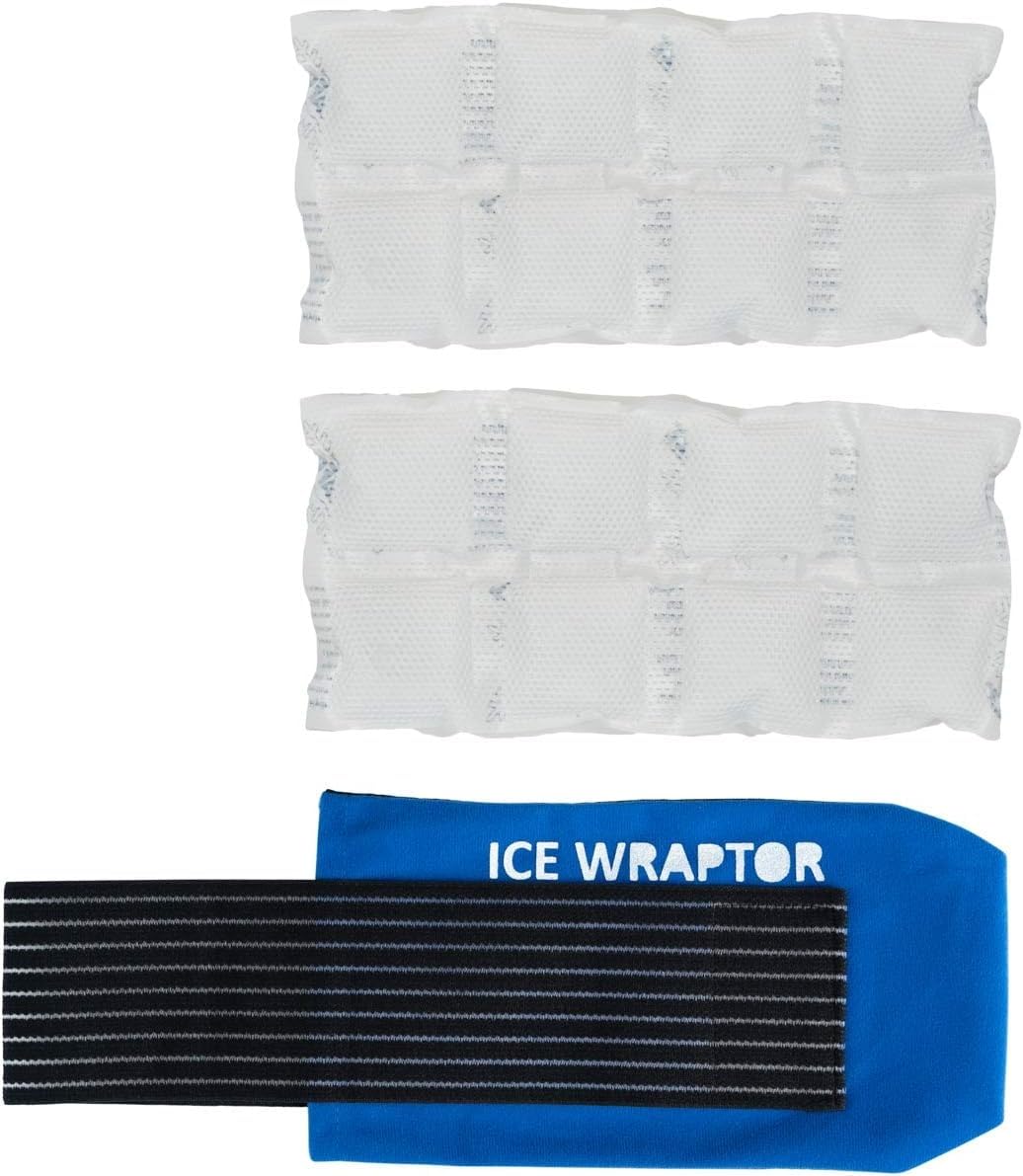 Ice Wraptor Reusable Ice Pack for Knee, Elbow & Joint Pain Relief - Lightweight Cold Therapy Wrap with 2 Gel Packs for Athletes, Runners & Active Lifestyles - Perfect for Post-Workout Recovery, Injury Treatment & Arthritis Pain Management