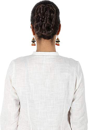 Shivarth Black Hair Clutch Clip - Hair Extension for Women & Girls | Perfect for Parties, Weddings & Everyday Styling