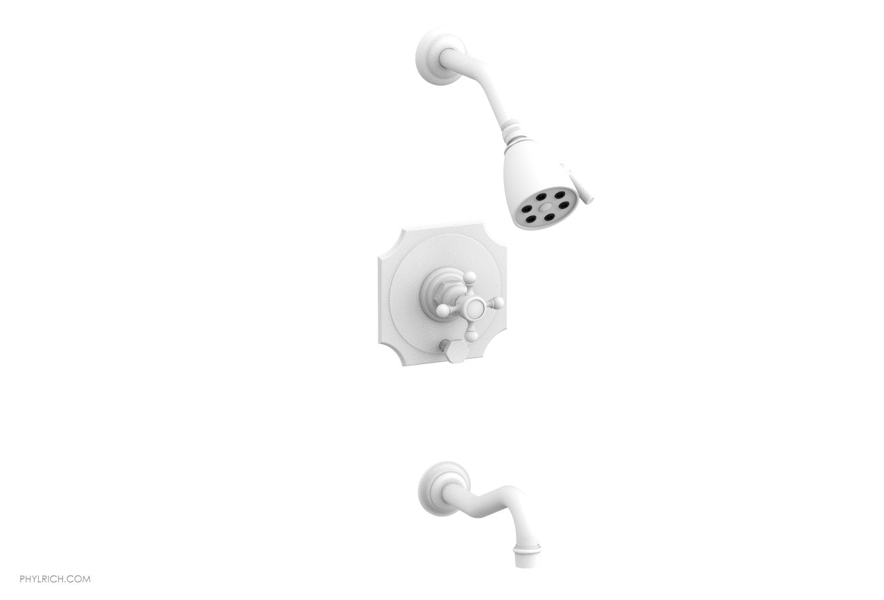 HENRI Pressure Balance Tub and Shower Set 161 29 - Chrome Finish for Bathroom & Shower Installation | Perfect for Modern Home Renovation