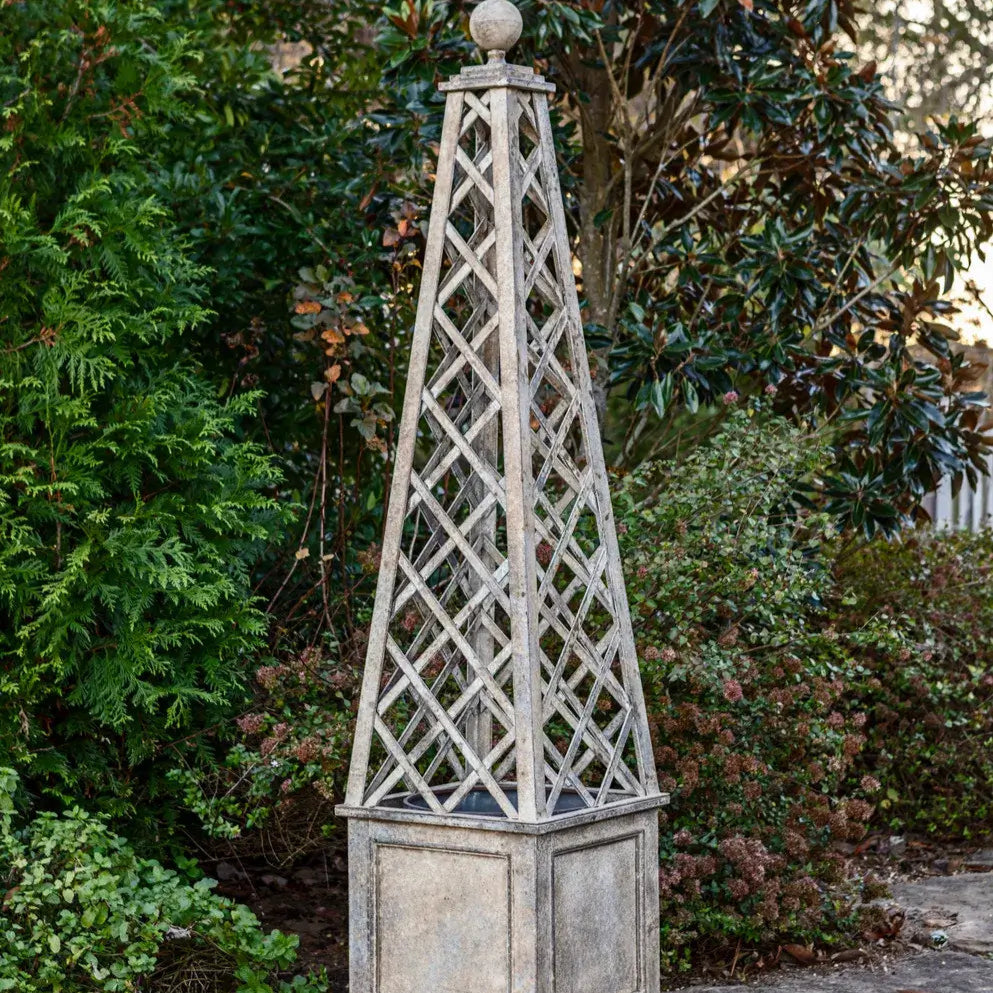 Vintage Metal Trellis for Climbing Plants - Rustic Garden Trellis for Roses, Vines & Outdoor Decor - Perfect for Patio, Fence & Backyard Landscaping
