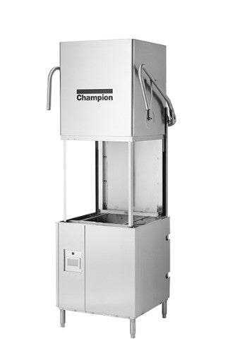 Champion DH 6000T VHR Genesis Commercial Dishwasher - High-Temperature Door Type with Booster Heater, Heat Sanitizing & Ventless Design - Perfect for Restaurants, Catering & High-Volume Kitchen Use