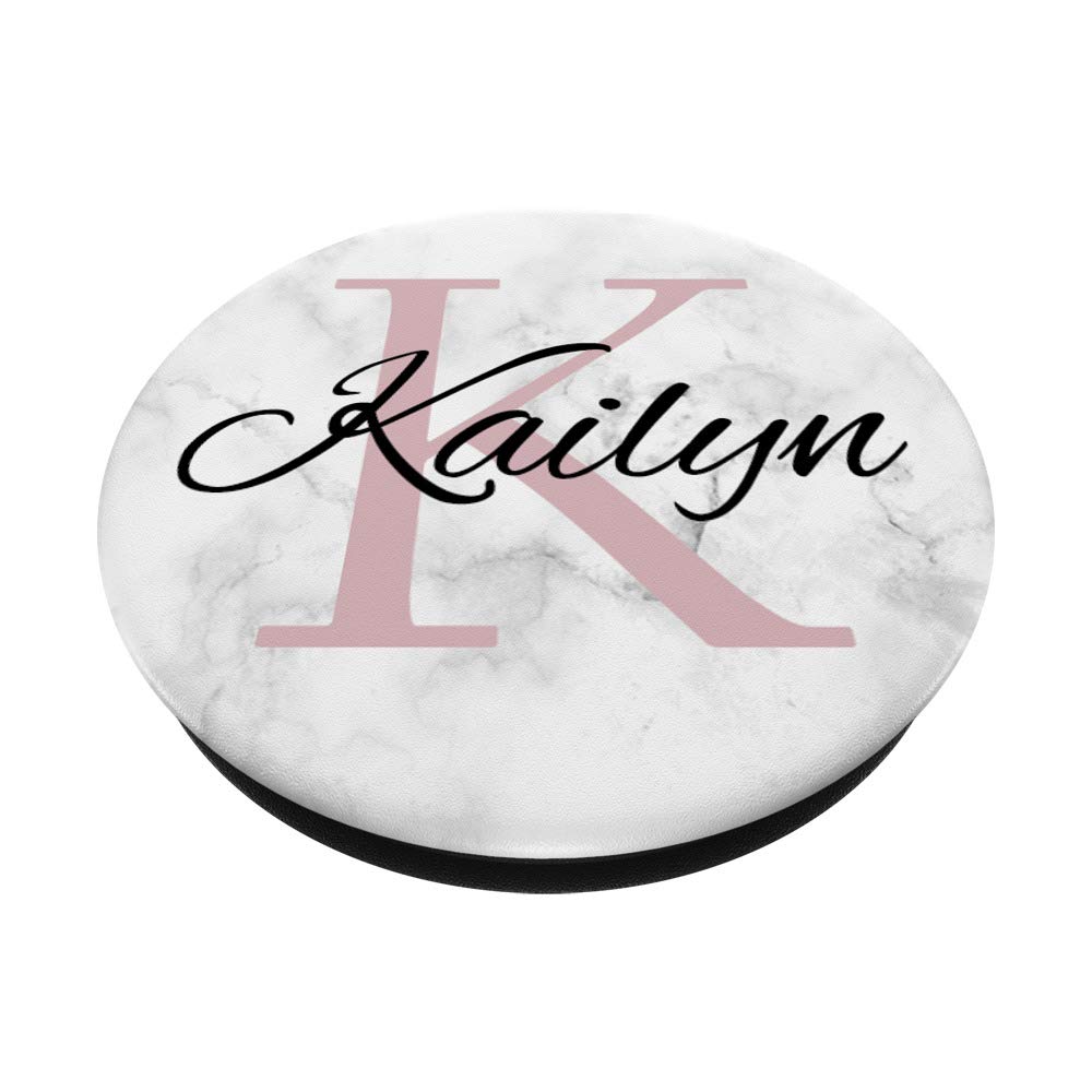 Kailyn Rose Pink Monogram Letter K Necklace for Girls - Elegant Personalized Jewelry Gift for Birthdays, Parties & Special Occasions