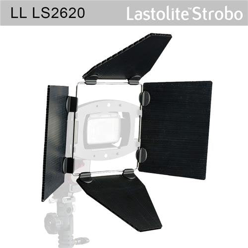 Lastolite LL LS2620 Barn Doors for Strobo Flash (Black) - Perfect for Studio Photography, Portrait Lighting & Video Production