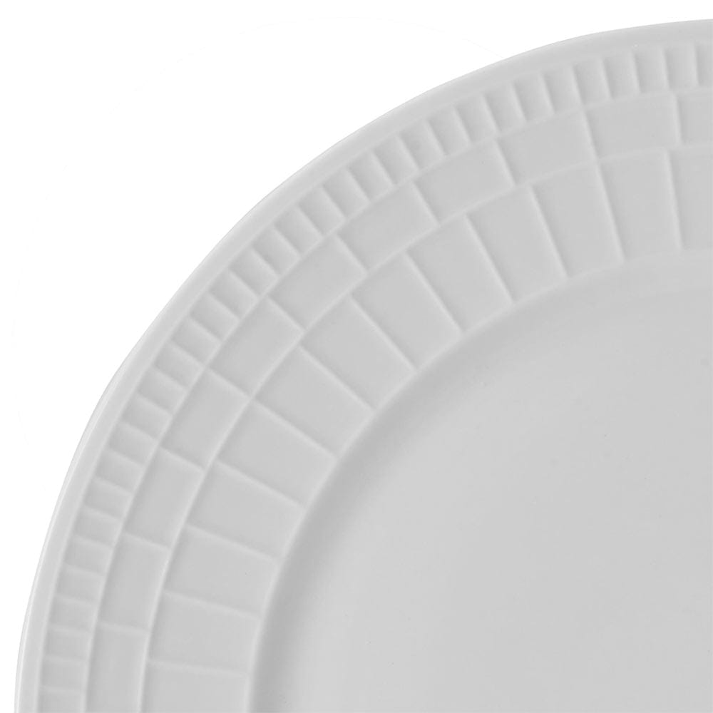 Lux 12-Piece Dinnerware Set - Porcelain Plates, Bowls & Mugs for 4 People - Elegant Tableware for Everyday Dining, Dinner Parties & Holiday Gatherings