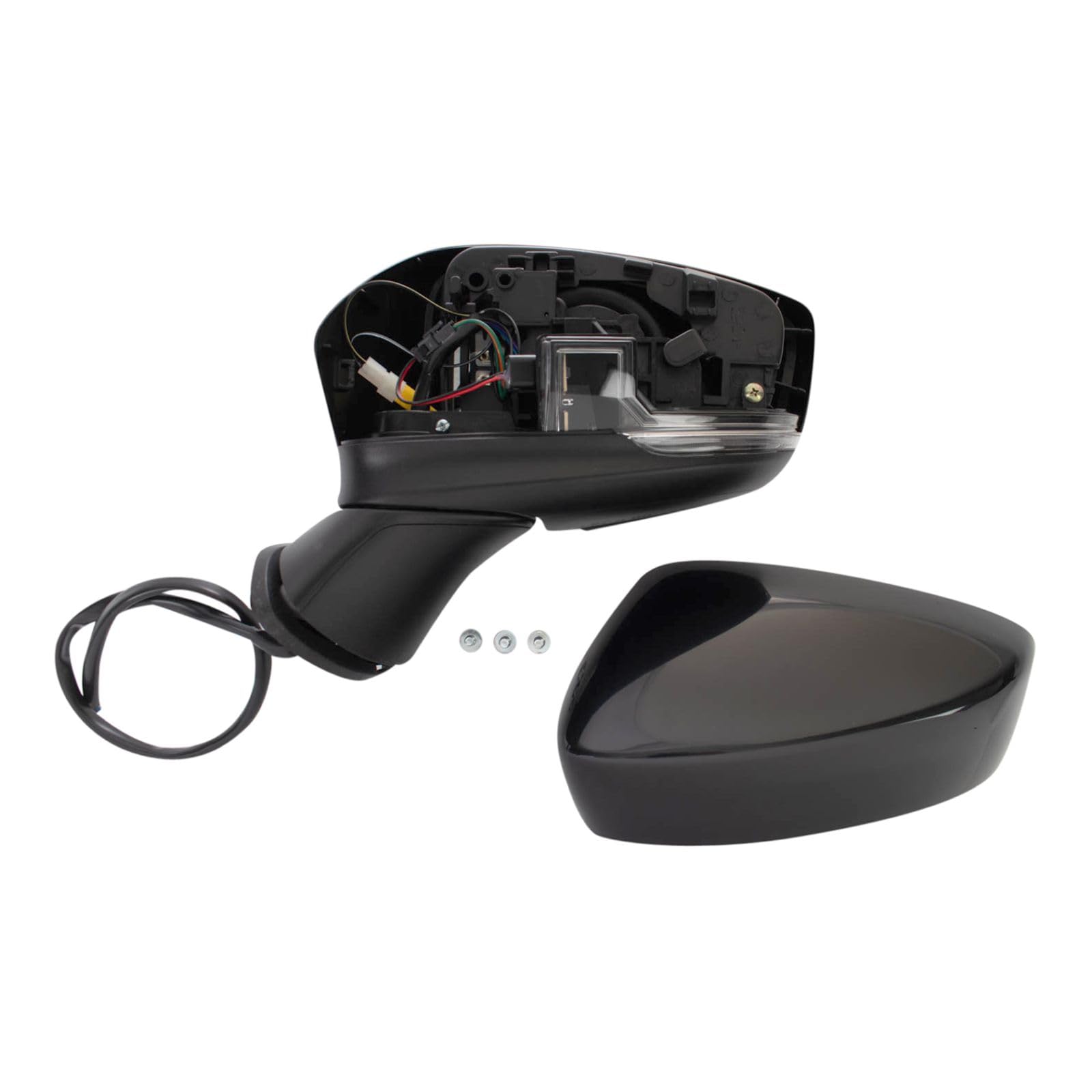 Heated Side Mirror Set with Blind Spot Detection for 2017-2021 Mazda 6 - Driver & Passenger Side Replacement (MA1320219 & MA1321219) - Enhanced Visibility & Safety for Night Driving & Bad Weather