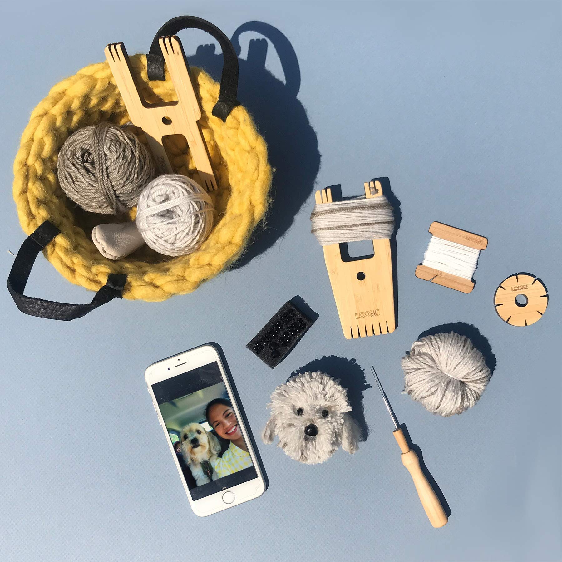 Loome Braiding, Weaving & Cordmaking Tool - Large Wooden Craft Kit for DIY Jewelry, Macrame & Fiber Arts | Perfect for Beginners & Professional Crafters