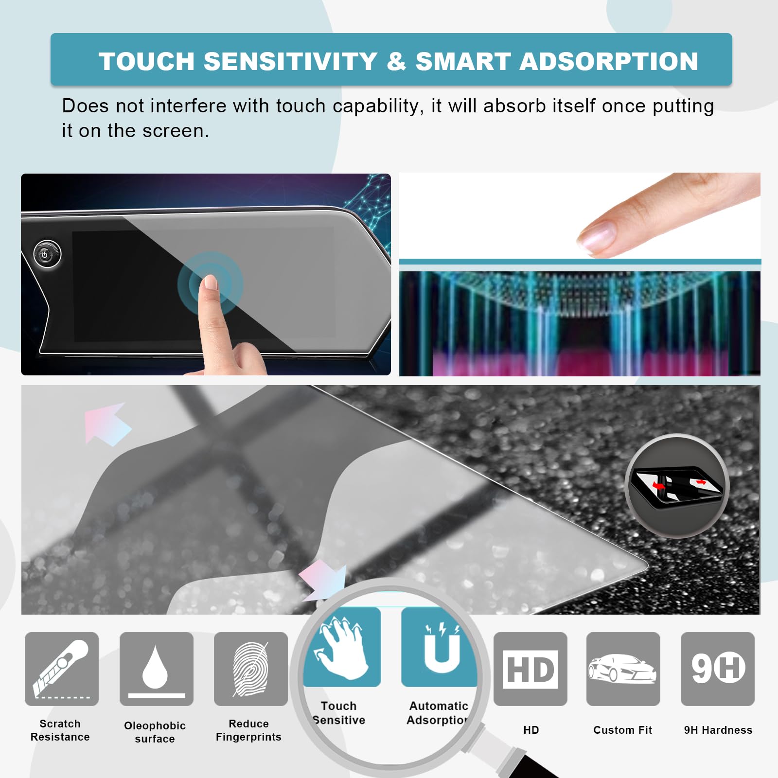 2024-2025 Chevy Trax & Trailblazer 11in Tempered Glass Screen Protector - for LT/2RS/ACTIV Models (Not LS/1RS) - Scratch & Impact Protection
