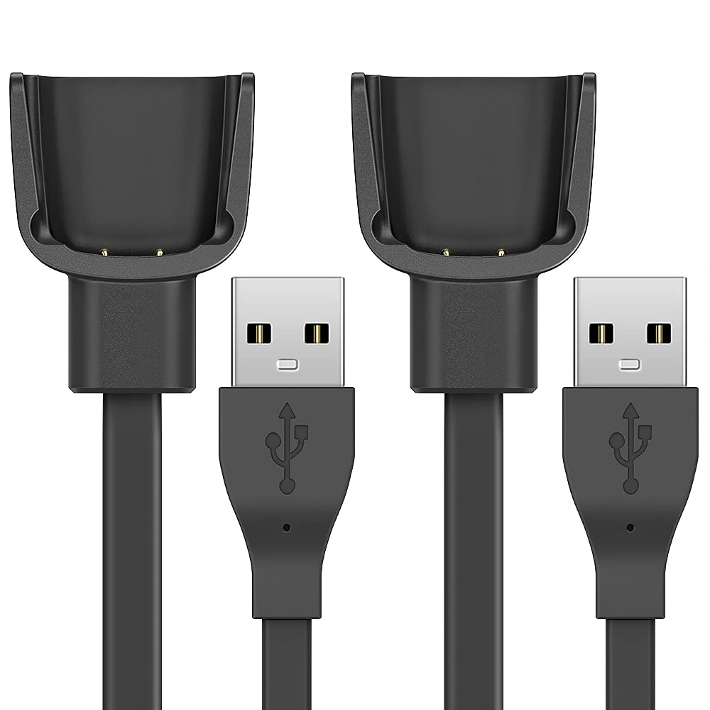 TUSITA 2-Pack USB Charging Cable for Bond Touch Bracelet - 3.3ft/100cm Long Distance Connection Charger - Perfect for Couples Bracelets, Friendship Gifts & Long Distance Relationships