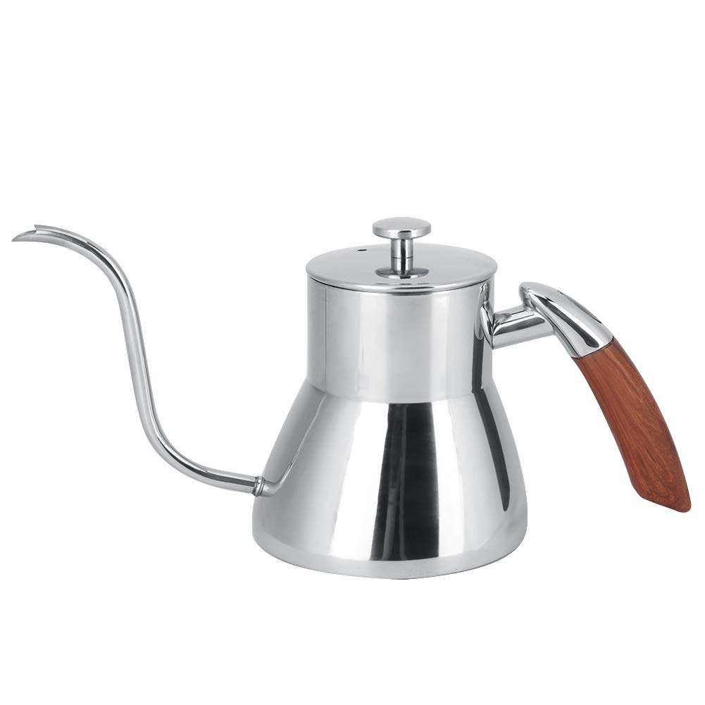 Premium 800ml Stainless Steel Gooseneck Coffee Kettle - Precision Pouring for Pour Over Coffee, Tea Brewing & Home Barista Use - Ideal for Coffee Shops, Home Brewing & Gift Giving