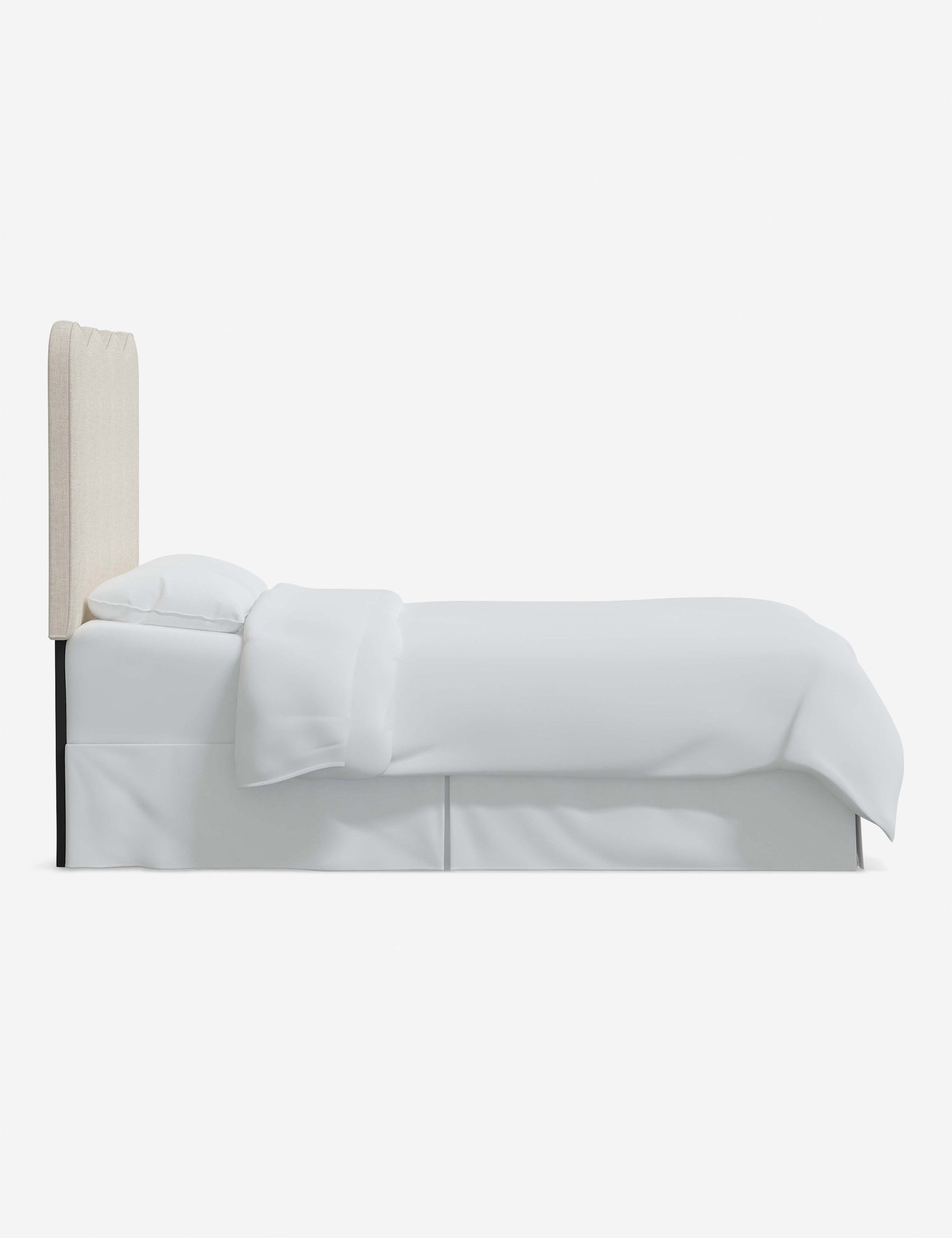 Stylish Clementine Upholstered Headboard - Queen Size Bed Frame with Nailhead Trim - Perfect for Master Bedroom & Guest Room Decor