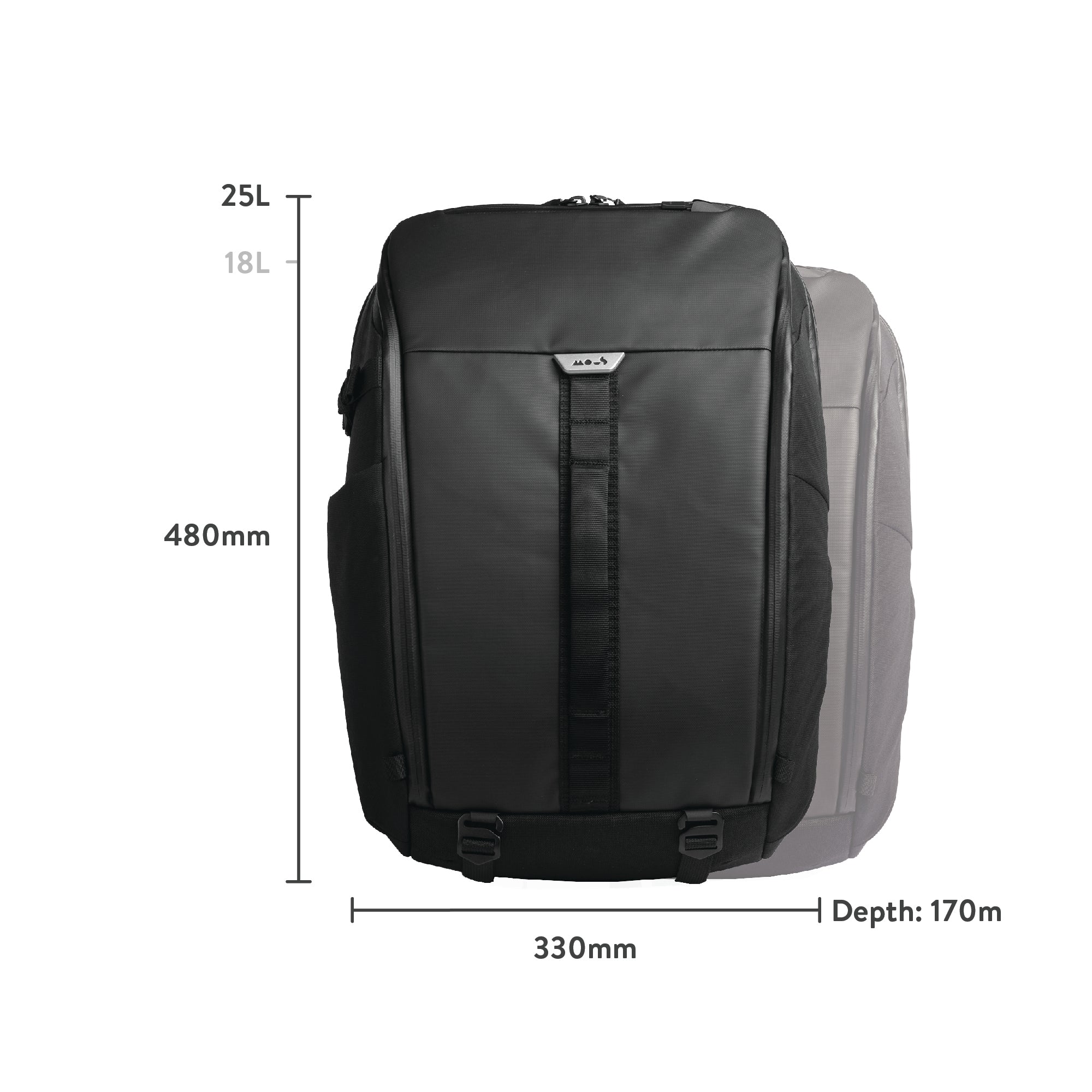Extreme Zip Backpack - Durable & Waterproof Hiking Backpack for Outdoor Adventures, Travel & Camping