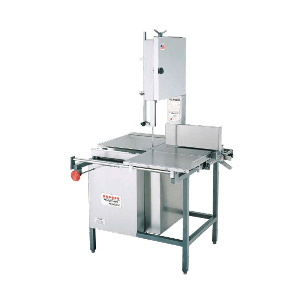 Used Hollymatic Hi Yield 16 5000 3 HP Commercial Meat Saw with 126-Inch Blade - Perfect for Butcher Shops, Delis & Meat Processing