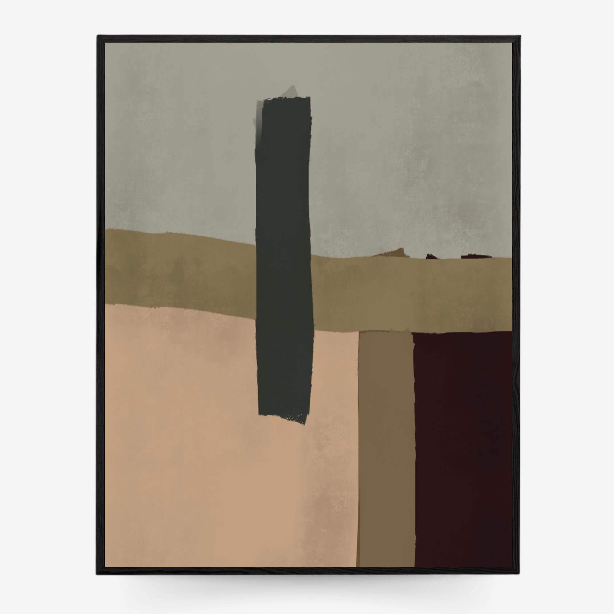 Modern Farmhouse Framed Canvas Wall Art - Rustic Home Decor for Living Room, Bedroom & Office