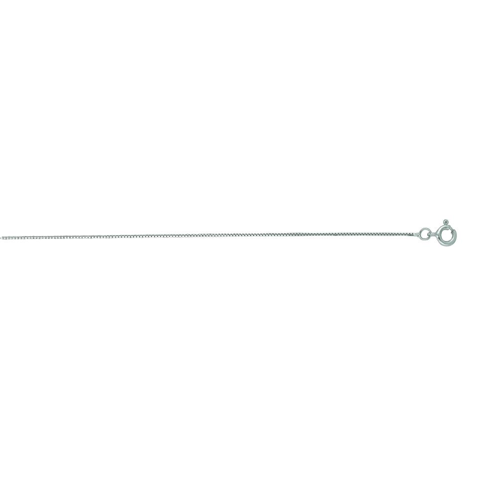 14K Gold 0.6mm Classic Box Chain Necklace for Women - Dainty Layering Jewelry, Perfect for Everyday Wear & Gift Giving