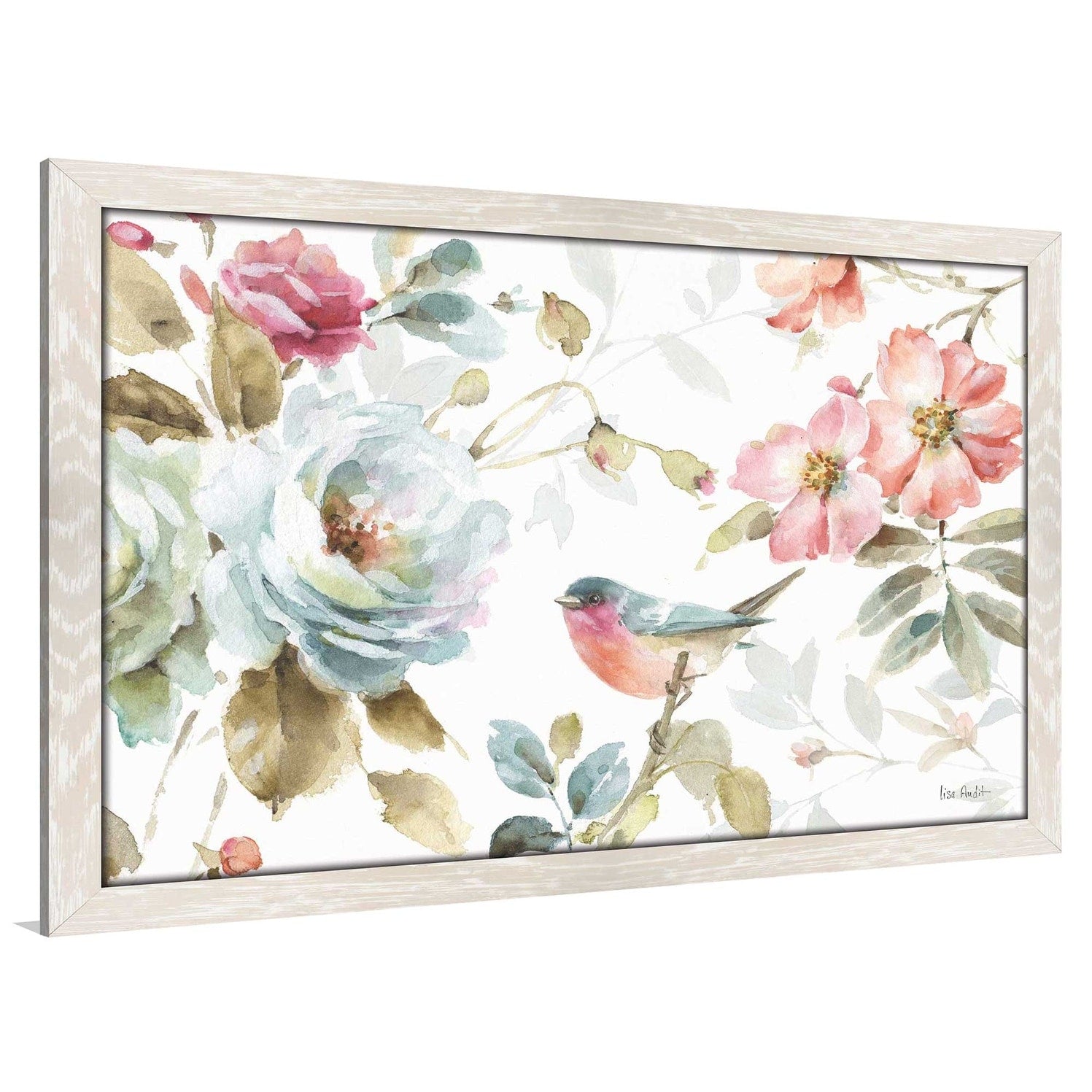 Beautiful Romance IV by Lisa Audit - Premium Acrylic Wall Art Print in White - Perfect for Living Room, Bedroom & Office Decor