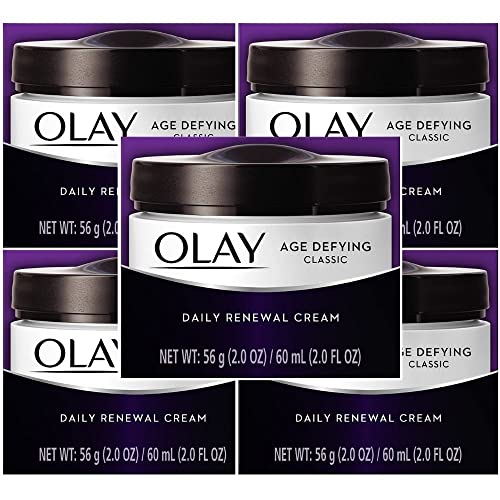 **Anti-Aging Face Moisturizer Cream with Vitamin E & BHA - Day & Night Cream for Women & Men - Hydrating & Wrinkle Reduction - 2 Fl Oz (Pack of 5) | Perfect for Dry Skin & Daily Skincare Routine**
