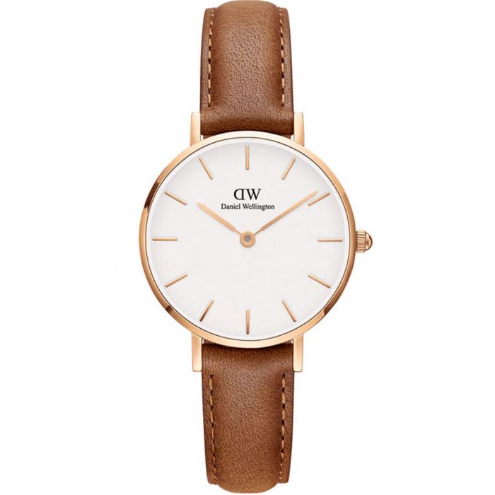 Daniel Wellington Petite Durham DW00100228 Women's Minimalist Watch - Elegant & Slim Design for Everyday Wear, Office, and Special Occasions