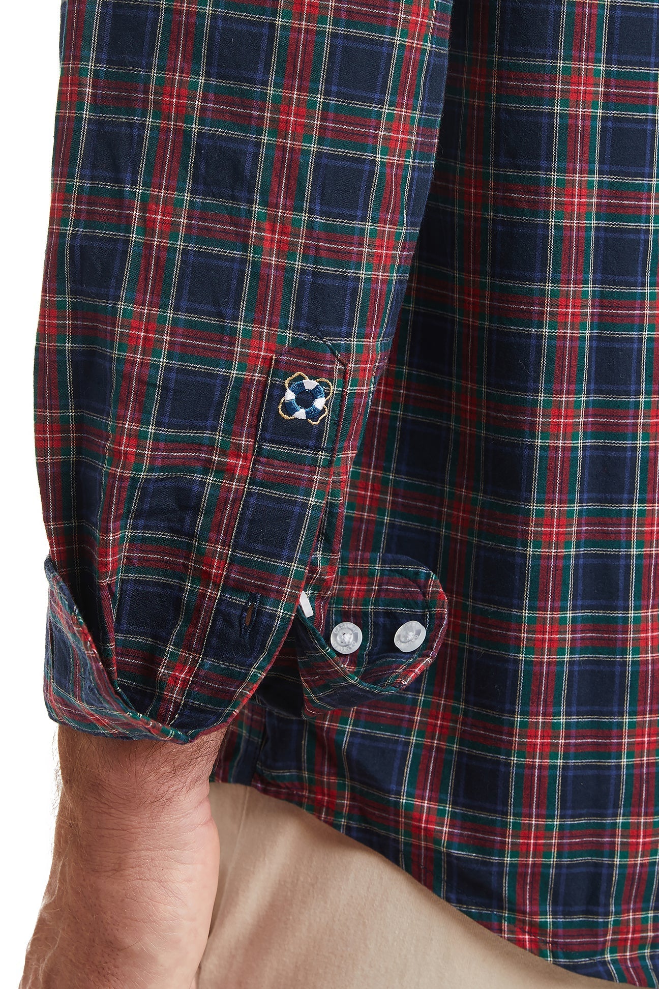 Men's Chase Shirt in Black Stewart Tartan Plaid - Classic Scottish Tartan Shirt for Casual Wear & Outdoor Activities