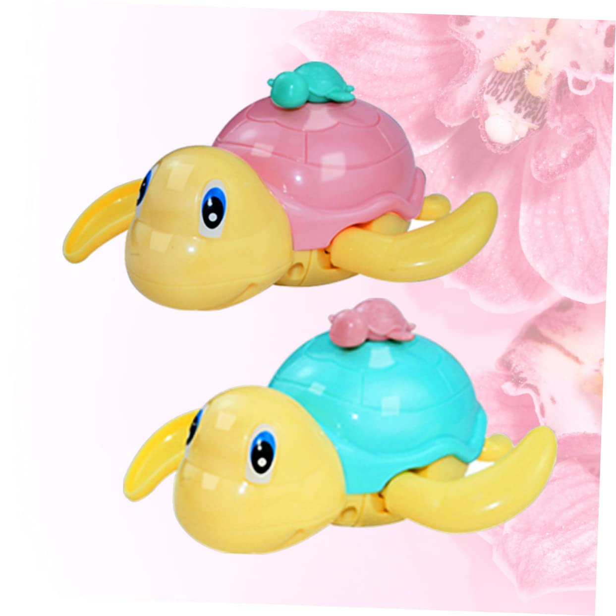 TOYANDONA 4-Piece Wind-Up Bath Toys Set - Fun Clockwork Swimming Animals for Kids Bath Time & Pool Play - Perfect Water Play Toys for Toddlers & Infants