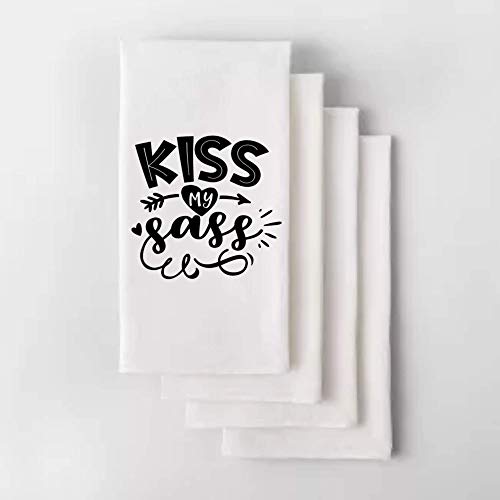 Funny Tea Towel & Kitchen Towel Set - Absorbent Dish Towels for Drying Dishes - Perfect for Kitchen Decor, Housewarming Gifts & Coffee Lovers