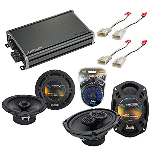 1997-2001 Toyota Camry Sedan OEM Replacement Speakers & CXA360.4 Amplifier Bundle - Premium Car Audio Upgrade for Enhanced Sound Quality | Perfect for Road Trips & Daily Commutes