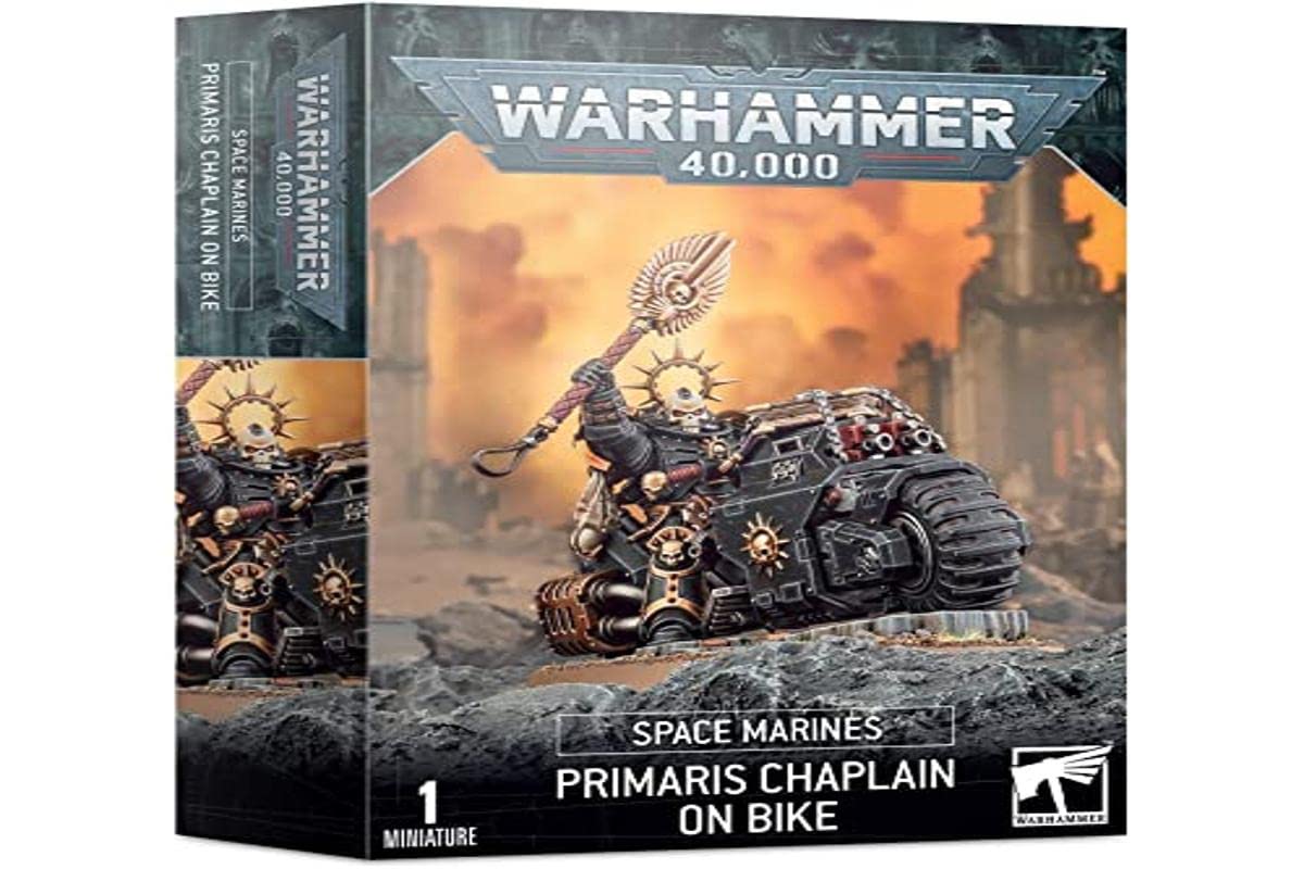 Warhammer 40k Primaris Chaplain Bike - Space Marines Miniature for Tabletop Gaming