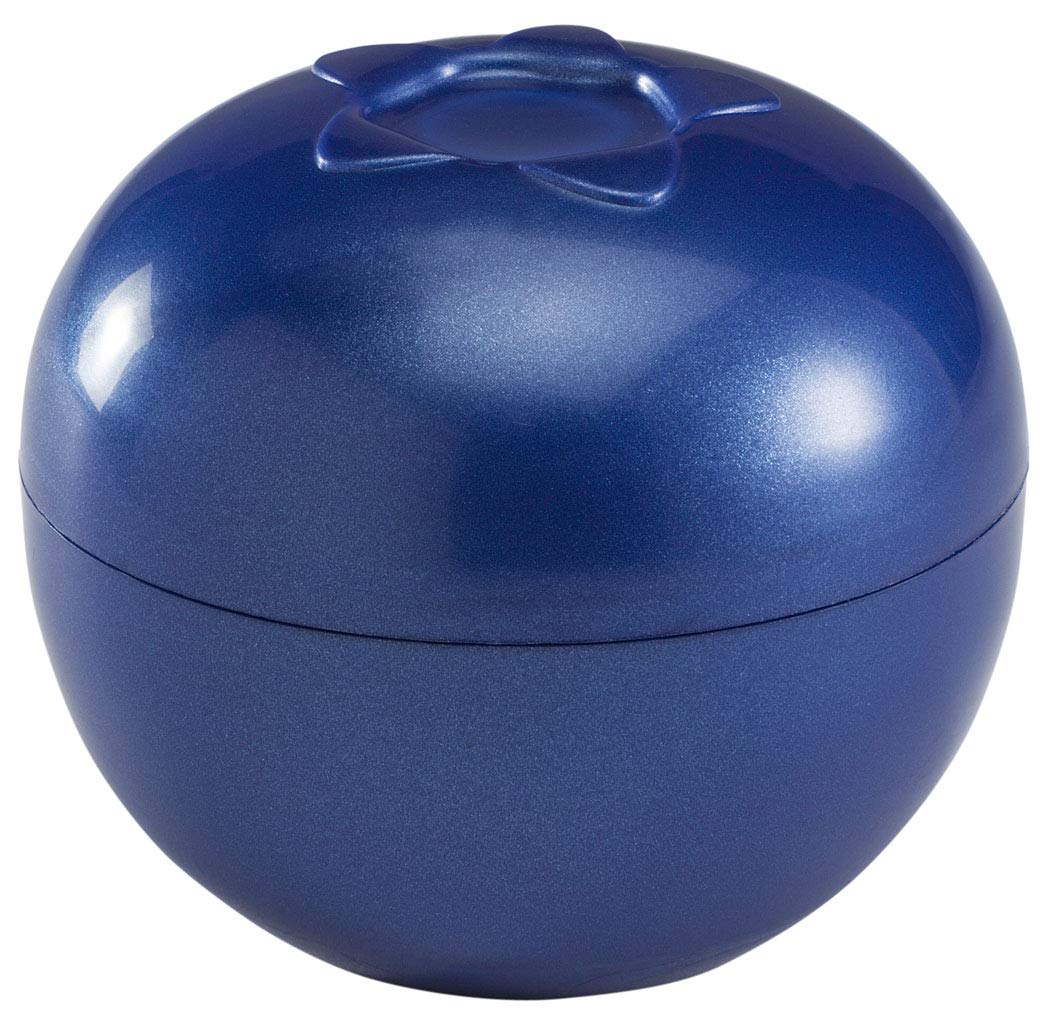 Hutzler Blueberries To-Go Bento Box | Reusable Plastic Food Storage Container for Snacks, Fruits & Lunch | Perfect for School, Office & Picnics
