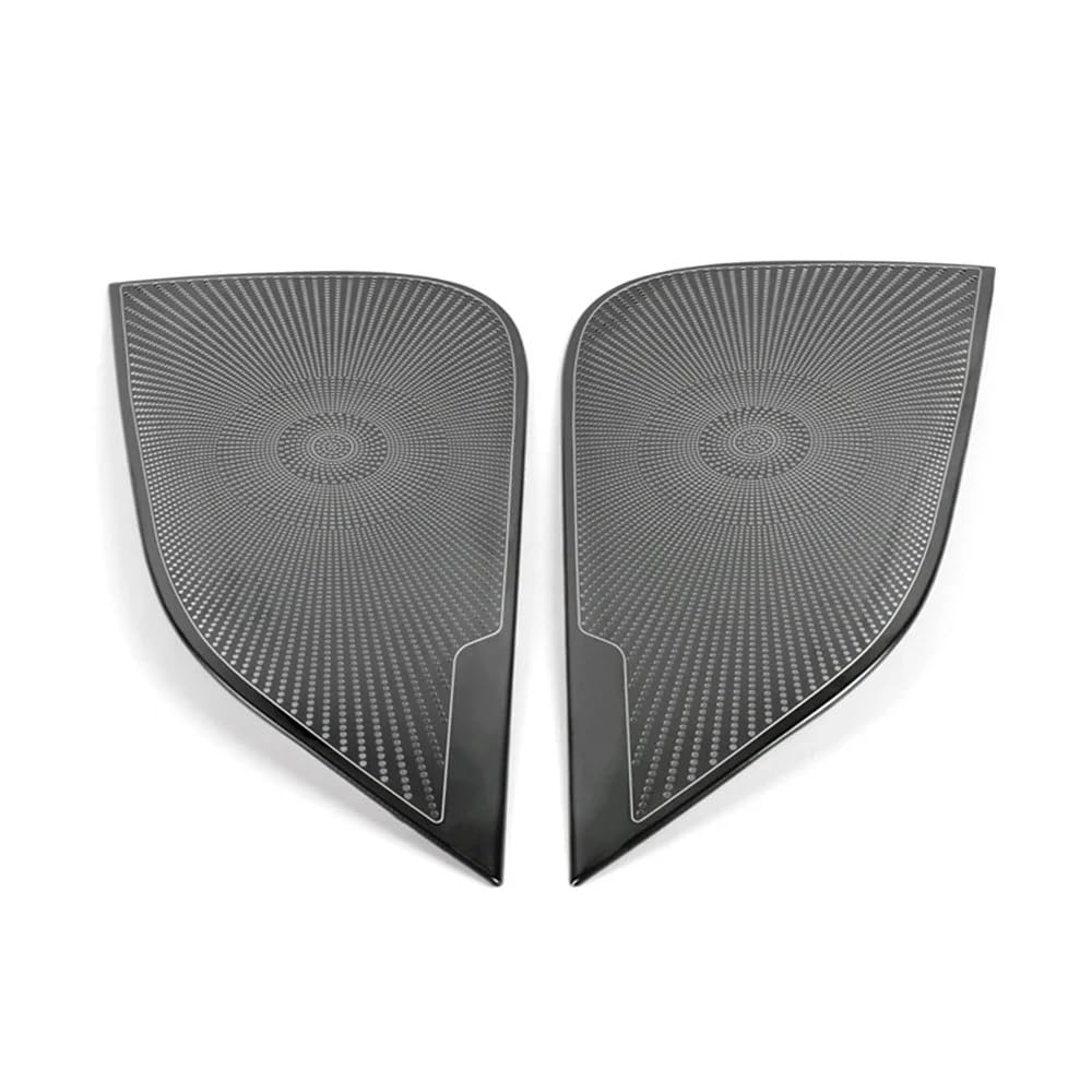 Premium Car Speaker Cover Trim for Tesla Model 3 (2017-2021) - Door Panel Speaker Grille Frame Sticker - Enhances Sound Quality & Interior Aesthetics for Road Trips & Daily Commutes
