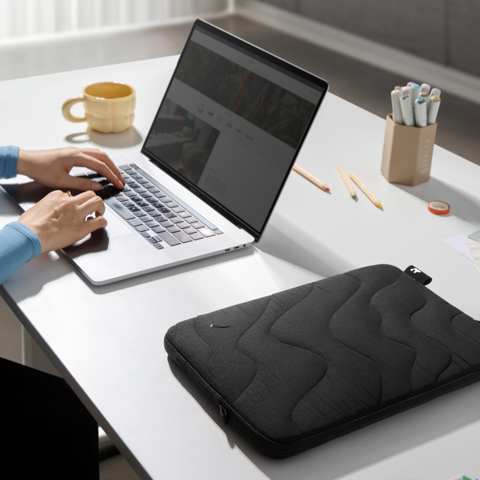 Premium Terra A27 Laptop Sleeve for 13-inch MacBook Air M4 - Slim Protective Case with Soft Lining | Perfect for Work, Travel & School Accessories