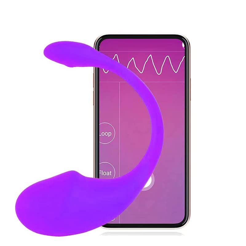 Smart Waterproof Pelvic Floor Exerciser for Women - Remote Control Vibrator with APP, USB Rechargeable, Bladder Control Strengthening Trainer for Couples (Purple) | Enhance Intimacy & Improve Core Strength