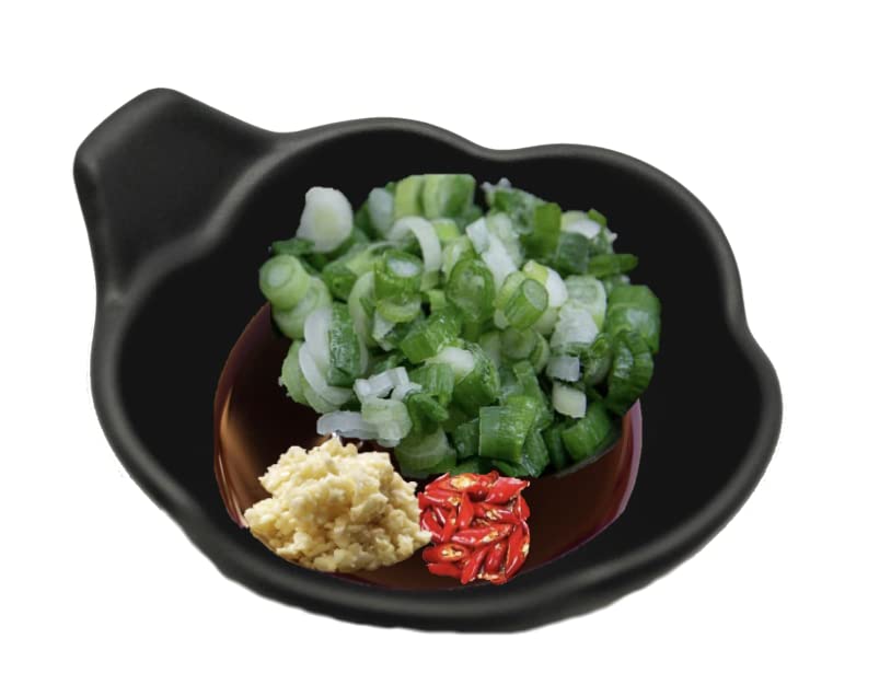 Lucky Star 40-Pack Black Melamine Soy Sauce Bowls – 4.5