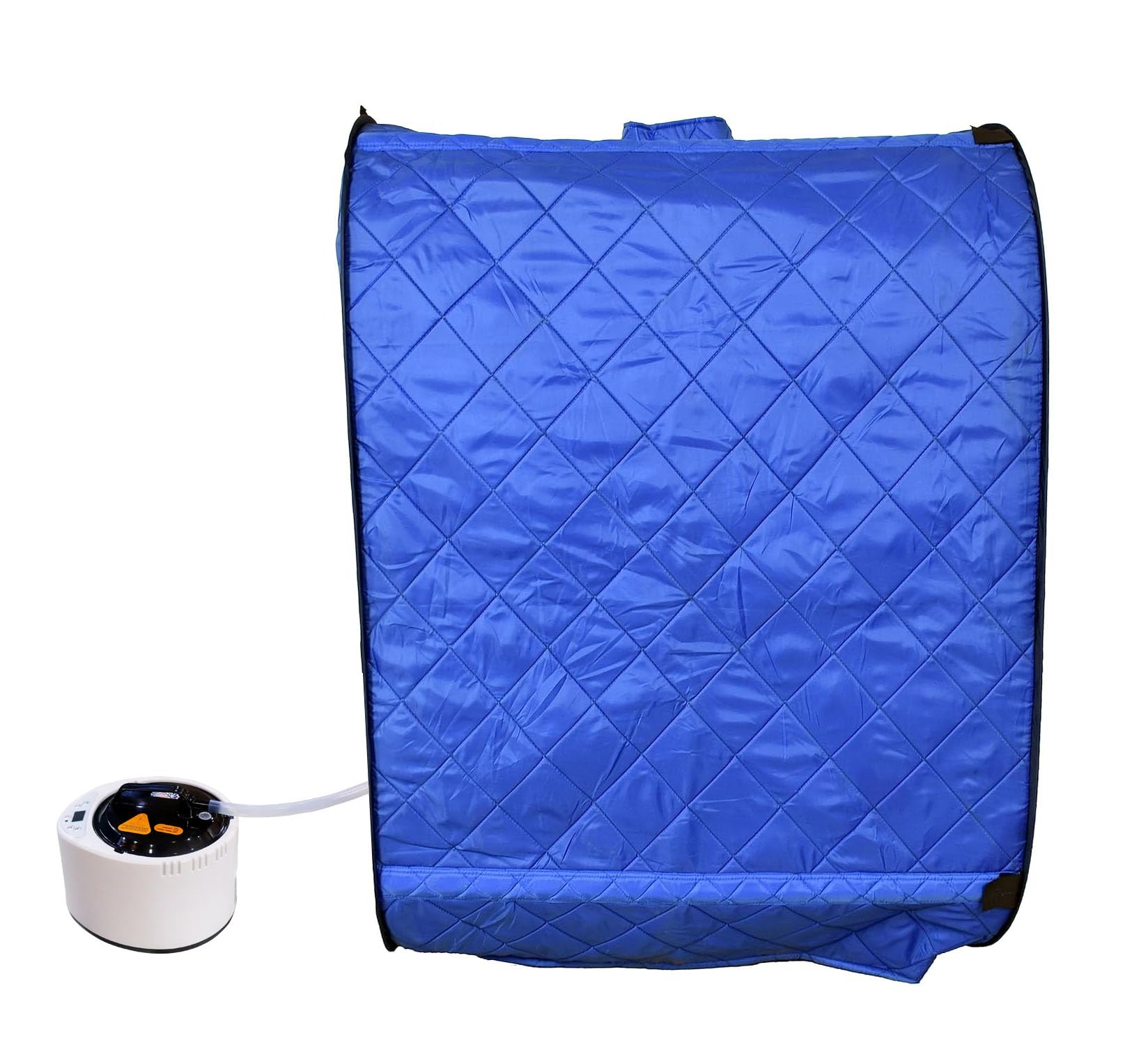 Portable Folding Steam Sauna Bath Spa for Full Body Detox Therapy - Home Relaxation & Beauty Care with Cooler & Foam (Blue) | Perfect for Home Spa, Weight Loss & Stress Relief