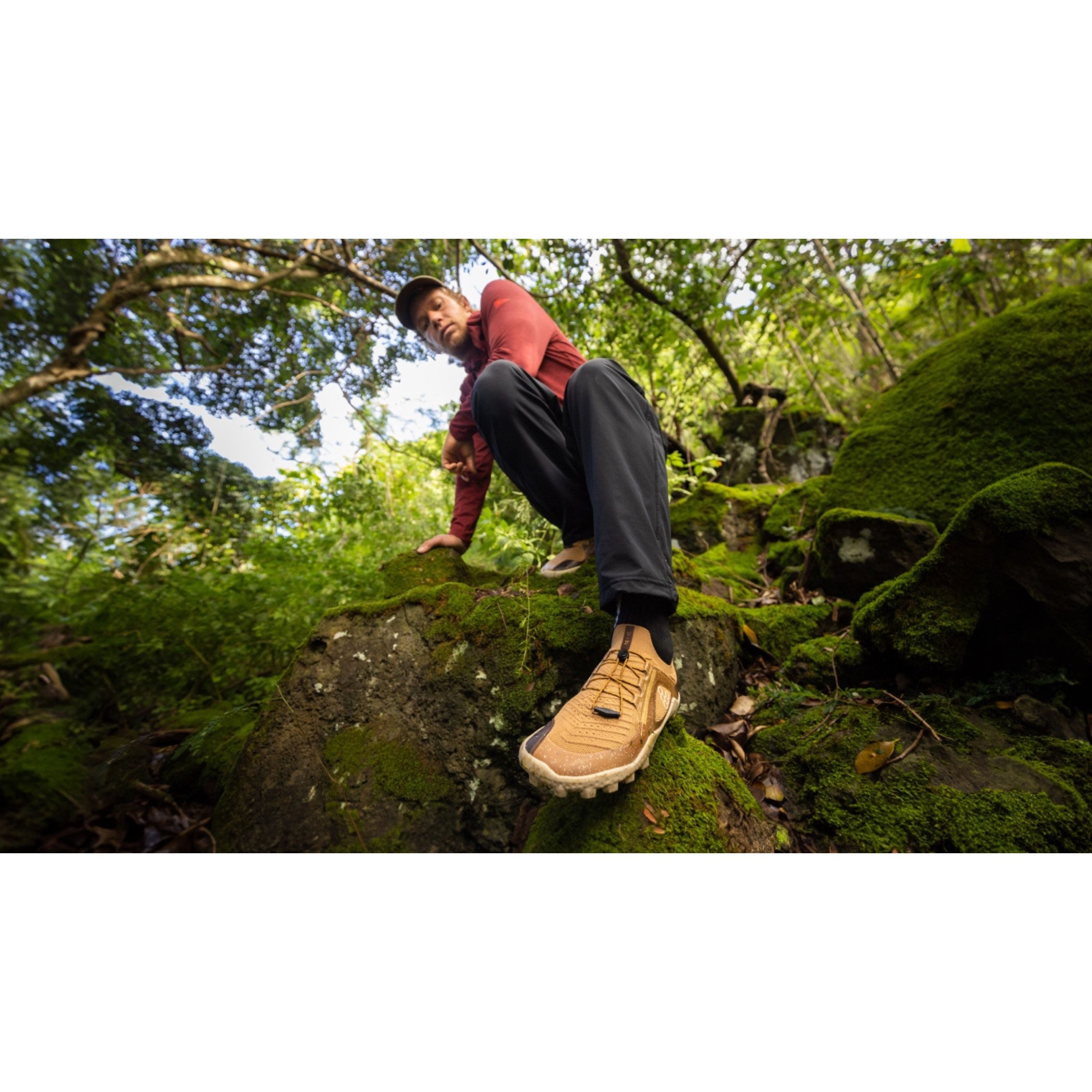 Vivobarefoot Men's Primus Trail Knit SG JJF Barefoot Shoes - Lightweight Hiking & Outdoor Adventure Footwear for Natural Movement