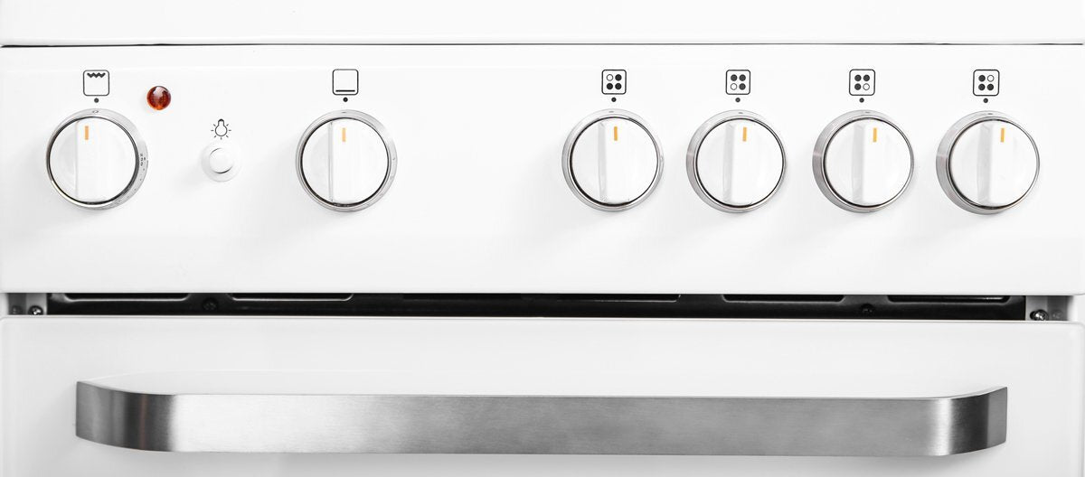 Haier 54cm Freestanding Natural Gas Cooker HOR54B5MGW1 - 5 Burner Gas Stove for Home Kitchen Cooking, Baking & Entertaining
