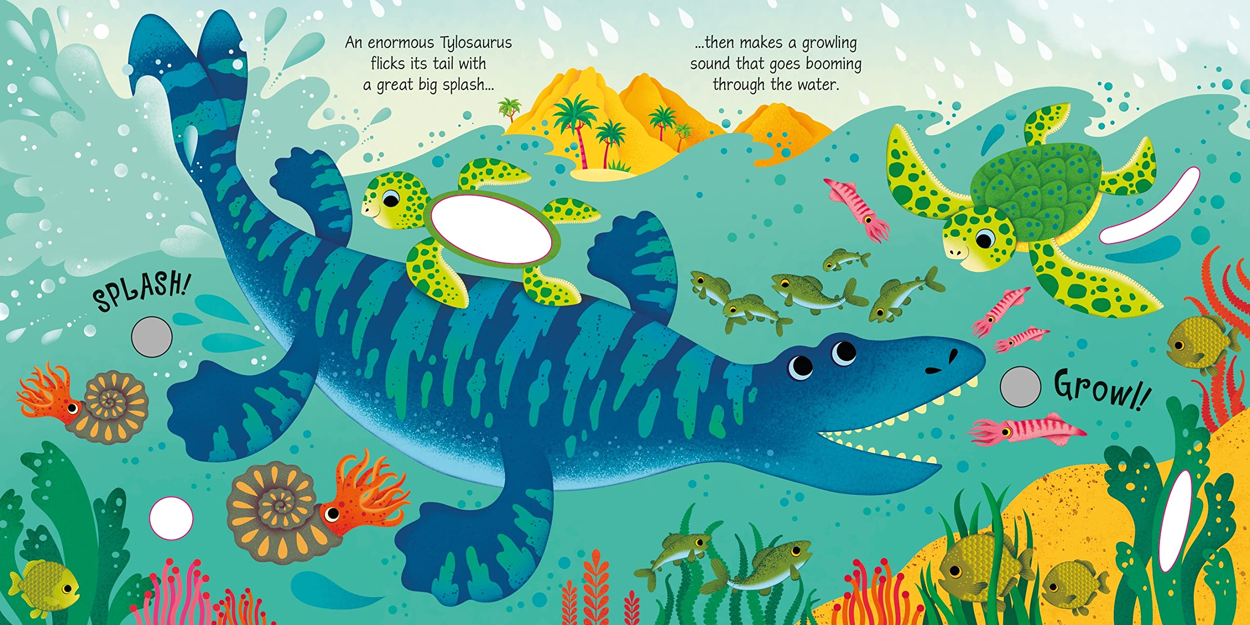 Dinosaur Sounds Book - Interactive Sound Book for Kids with Real Dino Noises | Fun Learning & Bedtime Reading