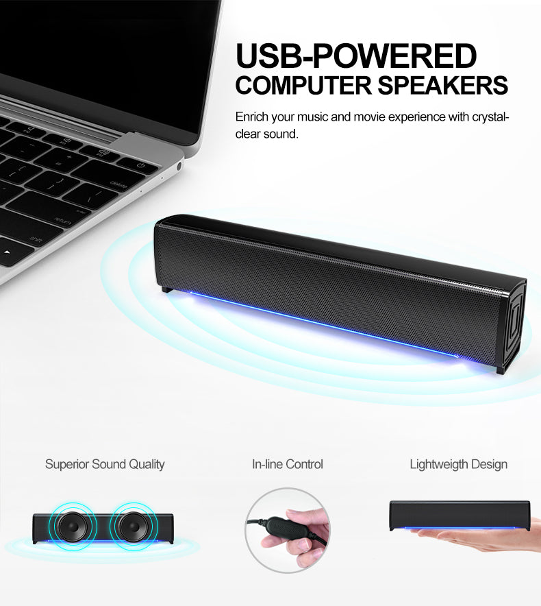 Portable Wireless Bluetooth Speaker with Subwoofer - Car, TV, Gaming, DJ Soundbar for Home Theater & Outdoor Parties | S6 Model