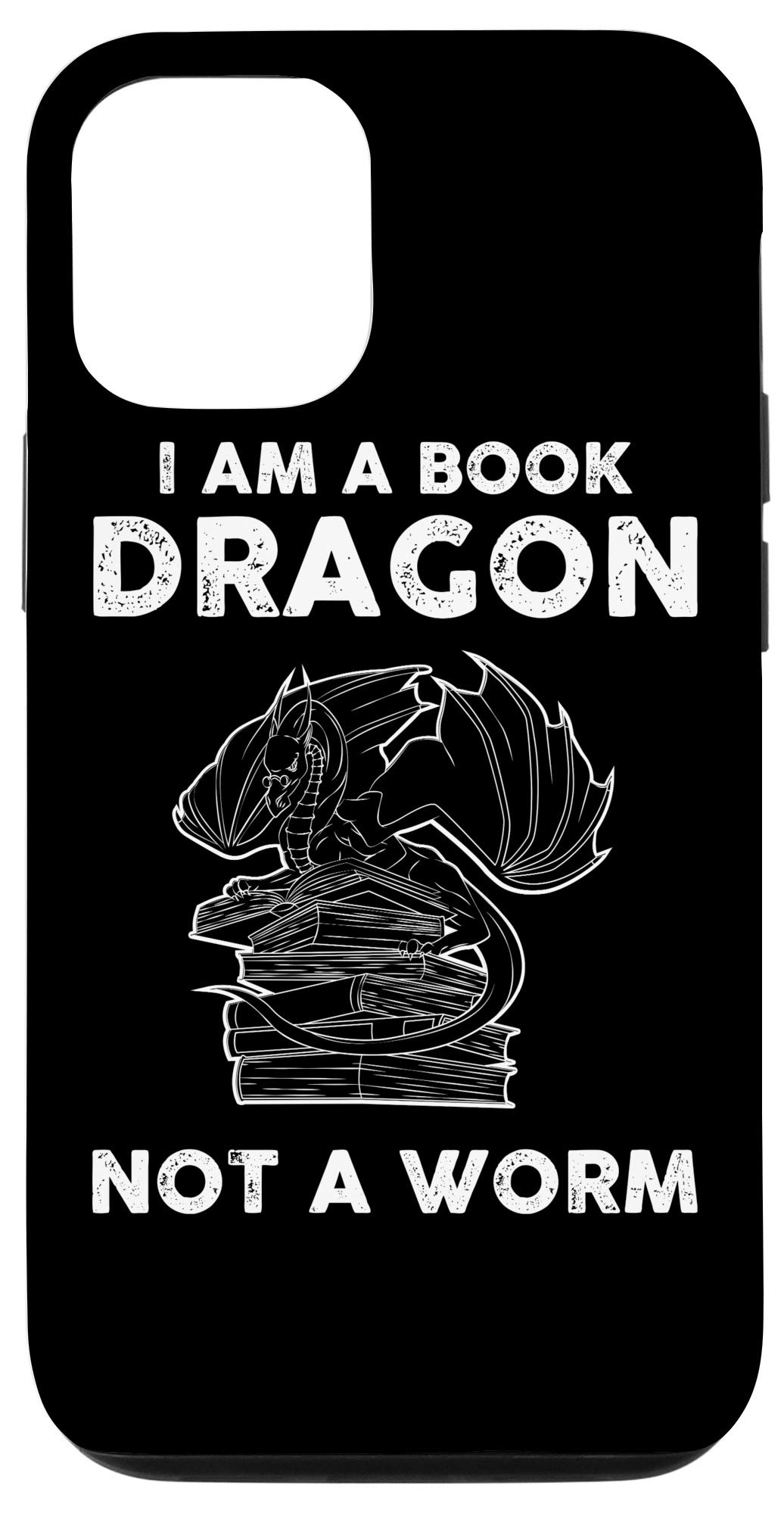 iPhone 12/12 Pro Book Dragon Case - Perfect Gift for Book Lovers & Bibliophiles - Ideal for Reading, Studying & Book Club Meetings