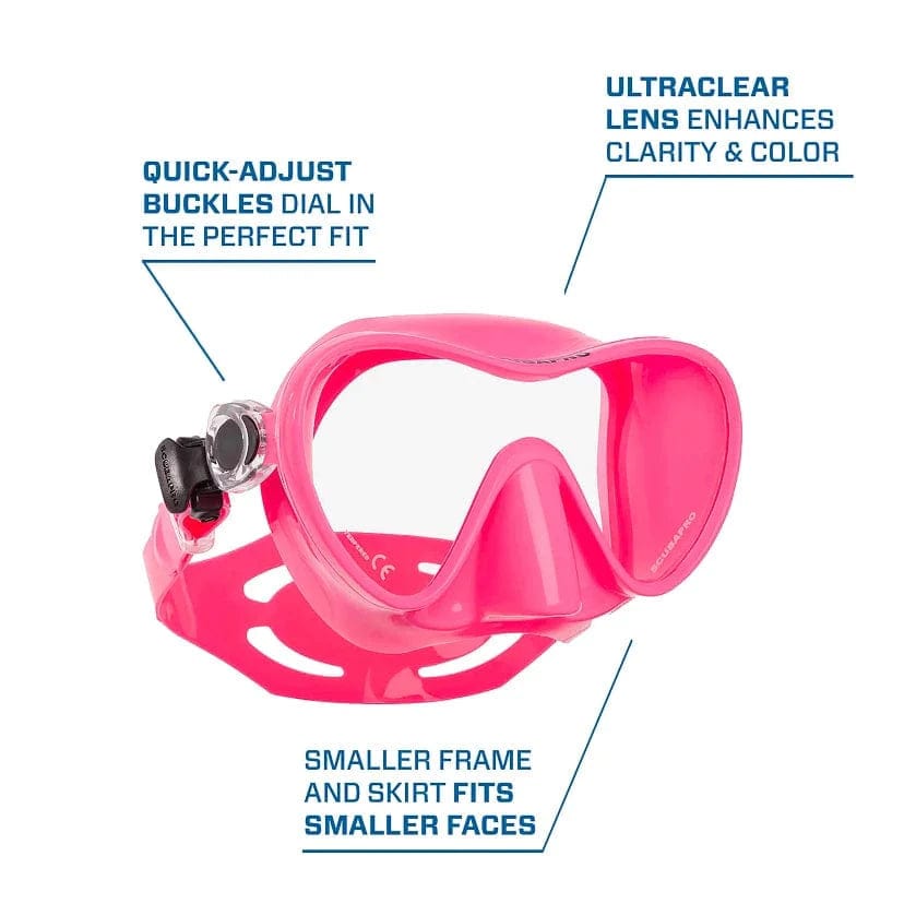Custom Prescription ScubaPro Trinidad Dive Mask - Premium Snorkeling & Scuba Diving Gear for Clear Underwater Vision | Perfect for Ocean Exploration, Coral Reef Tours & Water Sports