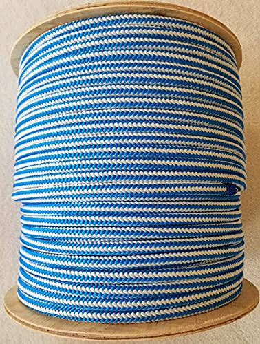 1/2 Inch x 600 Feet Professional Arborist Tree Climbing Rope - 16 Strand Braided Rope for Tree Work, Rock Climbing & Outdoor Adventures - Durable & High Strength for Arborists, Climbers & Rescue Operations
